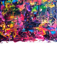 Abstract acrylic paint N33