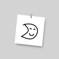 moon cartoon sketch N2