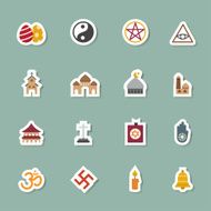 religion color icons