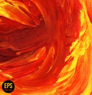Oil painted background Vector illustration