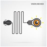 Creative light bulb idea and positive thinking concept N2