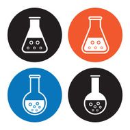 Laboratory equipment icons
