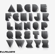 3D alphabet black color N2