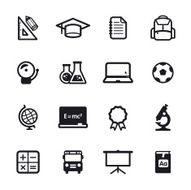 Education icons N326