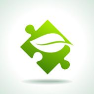 Icon of green puzzle piece N2