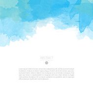 Vector watercolor template N161