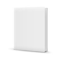 Blank White Standing Book Template