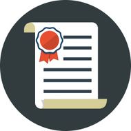 Vector Flat Diploma