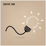 Creative light bulb Idea concept background N35