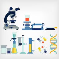 set of the laboratory