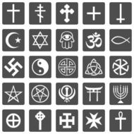 Vector Set of Religious Symbols N11