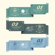 Vintage Design Labels infographic template vector