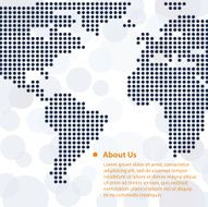 Abstract World Map Background Template