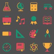 Education Icons - Background