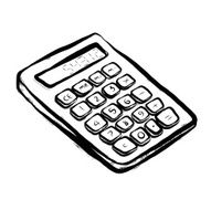 Calculator cartoon