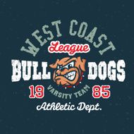 Vintage sport varsity apparel t-shirt design