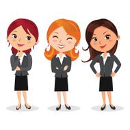 Attractive woman in business outfit N2