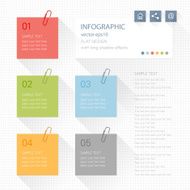 Infographic - post it notes