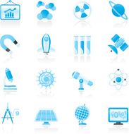 Science Research and Education Icons N10