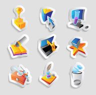 Icons for science and education N4
