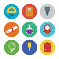 Education Icons Set N85