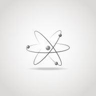 Simple atom icon