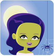 Halloween little girl monster costume N2