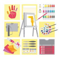Art and craft elements &ndash; Oil painting
