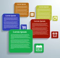 Infographic banners with icons N4