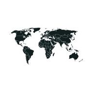 Political map of world with countries Vector illustration N4