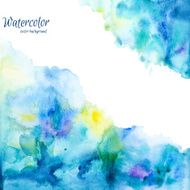 Abstract hand drawn watercolor background vector illustration N7