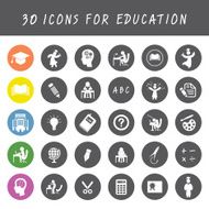 Education Icons Set N86