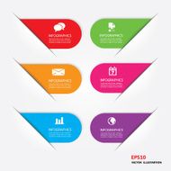 Infographic options template on the grey background N10