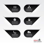 Infographic options template on the grey background N11