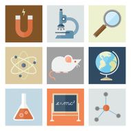 Science Icons &mdash; Flat Series