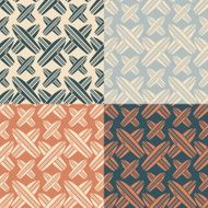 Seamless pattern with the image of surfboard