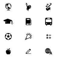 back to school icon set N16