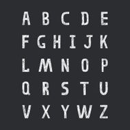 Grunge vector alphabet N2