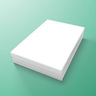 stack of blank papers