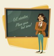 Teacher character Vector illustration N2