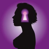 Key to womans mind