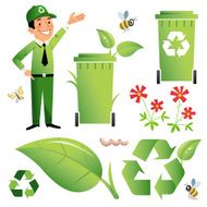 Green Gary&#039;s Recycling Bin