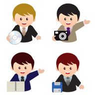 business icon set 08