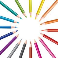 vector set of colored pencils N26