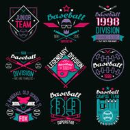 College baseball team emblems N2