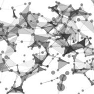 Molecule structure vector background N2
