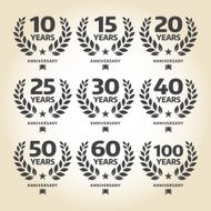 Anniversary emblem set N4