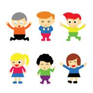 friendship student vector cartoon N2