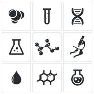 Chemistry icon collection