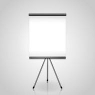 White screen projector clean background